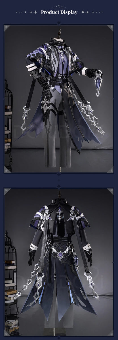 IN STOCK Flins Cosplay Costume Game Genshin Impact【S-3XL】DokiDoki-R Kyrll Chudomirovich Flins Men Halloween Costume Plus Size