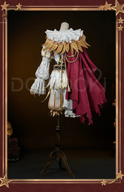 Mike Morton Cosplay Costume Game Identity V【S-3XL】DokiDoki-R Hullabaloo Mike Morton Brightest Star Clown Costume Plus Size