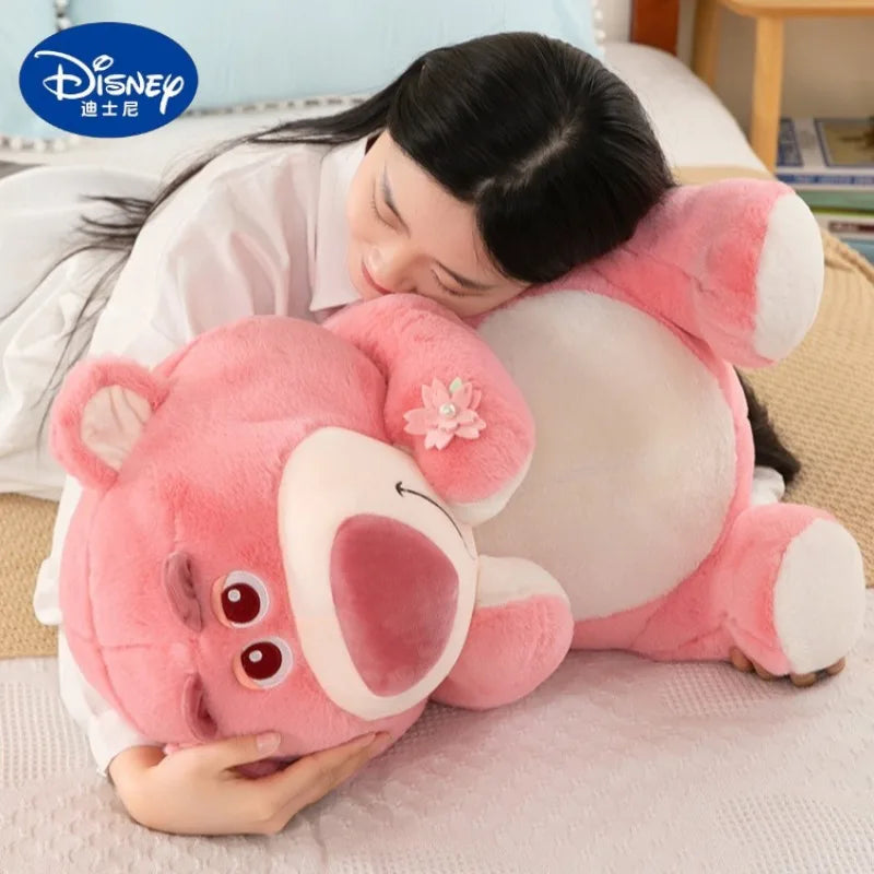 40/55/70cm Super Big Size Lotso Disney Cartoon Anime Plush Stuffed Doll Kawaii Room Decoration Plush Pillow Kids Holiday Gift