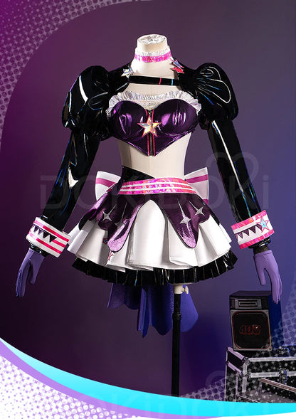 IN STOCK Rinn Lenn Lukaa Cosplay Costume【XS-2XL】DokiDoki-R Women Men Cute Short Dress Costume Muse Dash Rinn Cosplay Plus Size