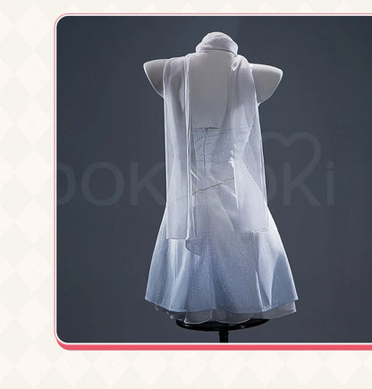 IN STOCK Cloudscape Calm Hunter MC Cosplay Game Love and Deepspace【S-2XL】DokiDoki-N Women White Dress Plus Size