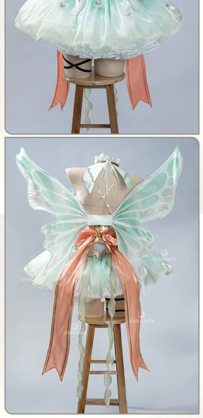 IN STOCK UWOWO Firefly Cosplay Game Honkai Star Rail Fanart Firefly Fairy Princess Cosplay Costume Halloween Costume