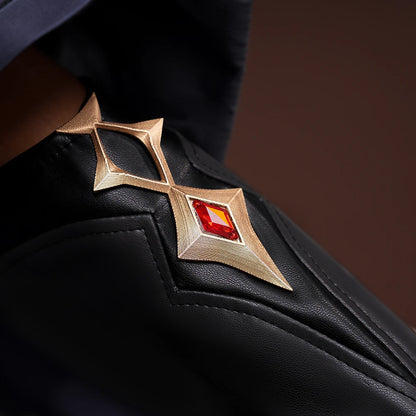 iCoser Honkai Star Rail Anaxa Cosplay Costume Wig Uniform Outfit Anaxagoras Grove of Epiphany Amphoreus Halloween for Women Men