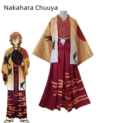 Bungo Stray Dogs Cosplay Costume Unisex Polyester Kimono Set - 00C / XL