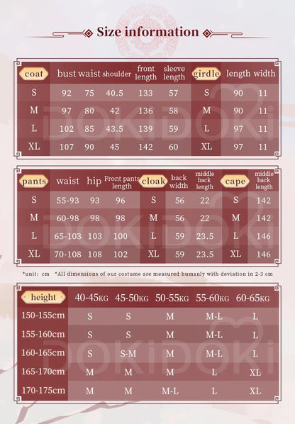 【Official】IN STOCK Lan Wangji Wei Wuxian Doujin Cosplay Costume Anime Dao Mo To Shi DokiDoki-SR Men Winter Halloween Costume