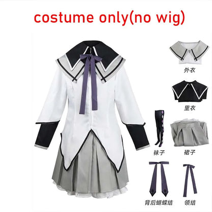 Homchee Trends Akemi Homura Cosplay Costume Set Polyester