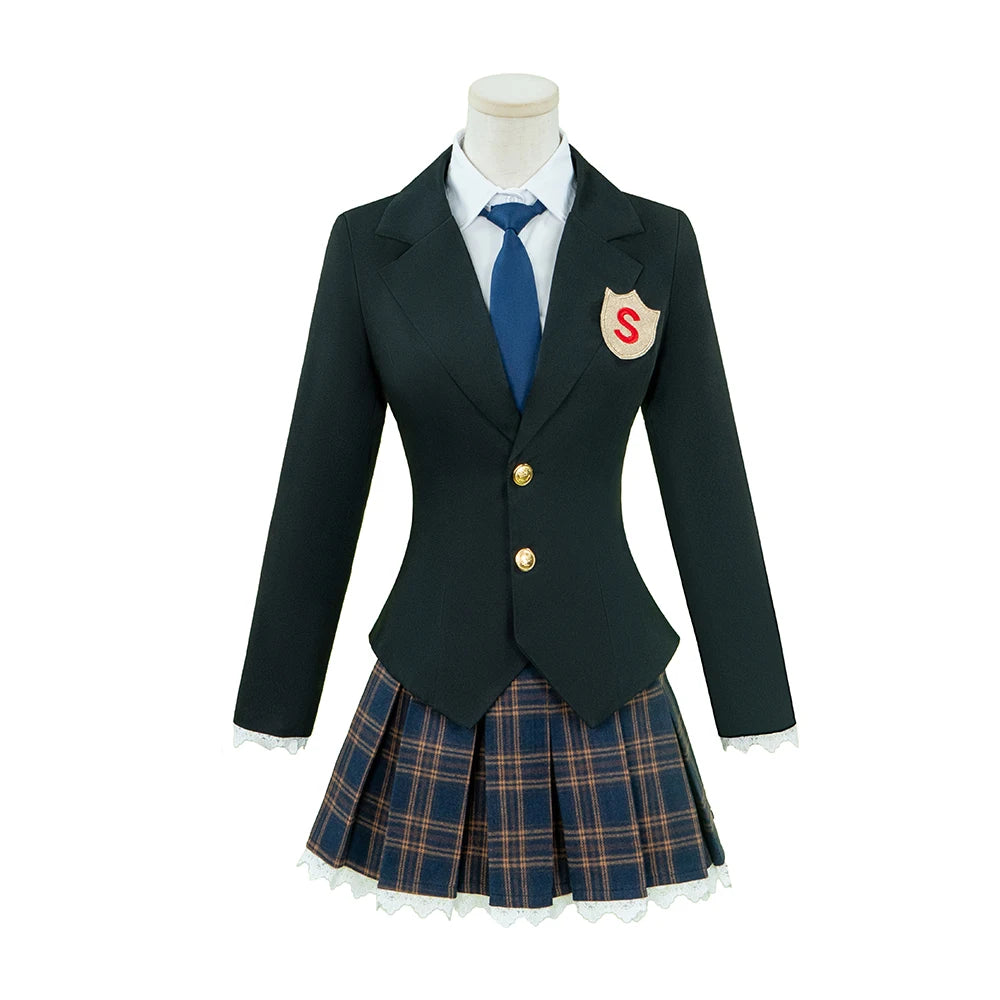 Stocking/Panty Cosplay Costume Anime Cosplay 【S-2XL】DokiDoki-R Female Cute School Uniform Stocking Panty Cosplay Plus Size