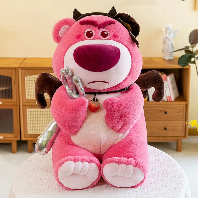 45/60/75cm Big Size Lotso Disney Anime Plush Stuffed Doll Kawaii Room Decor Plushies Children Cartoon Pillow Holiday Gifts