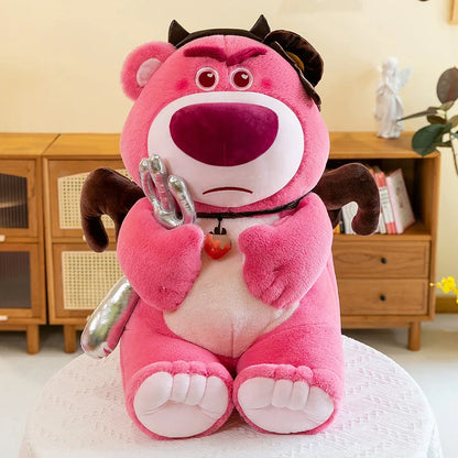 45/60/75cm Big Size Lotso Disney Anime Plush Stuffed Doll Kawaii Room Decor Plushies Children Cartoon Pillow Holiday Gifts