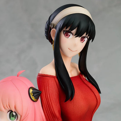 15cm Spy×Family Anya Forger and Yor Sitting on Sofa Anime Figure Model Statue Desktop Decoration Toy