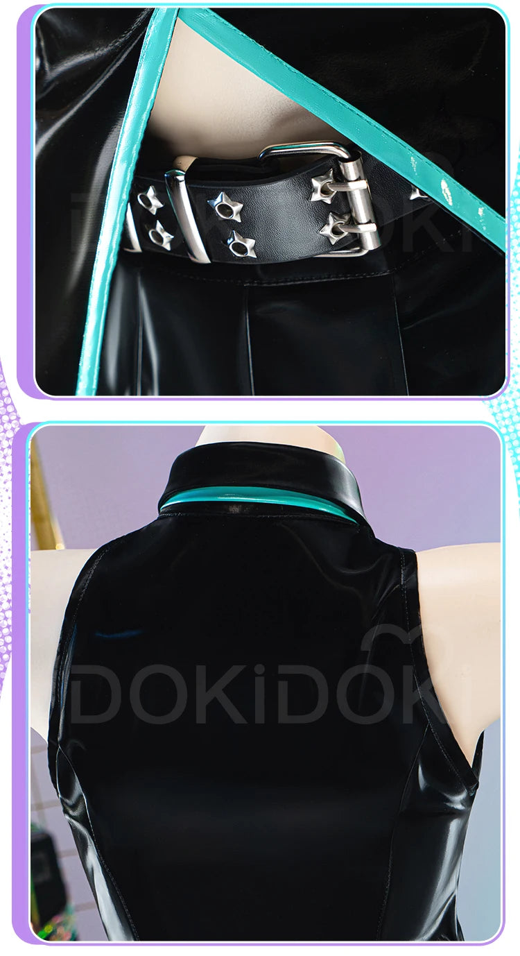 IN STOCK Mikuu Cosplay Costume Game Cosplay【XS-2XL】DokiDoki-R Mikku 16th Anniversary Women Uniform Costume Dress Plus Size