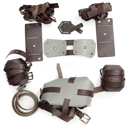 Attack On Titan Levi Ackerman Cosplay Set Adult Cotton Polyester