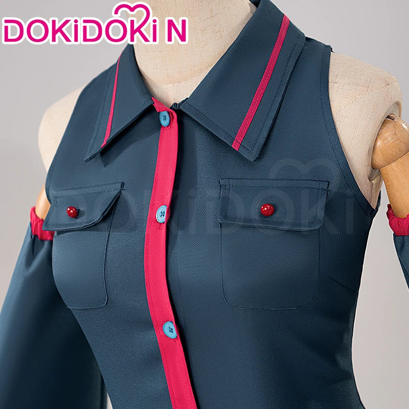 IN STOCK Tetoo Kasanee Cosplay Costume Game Cosplay【S-2XL】DokiDoki-N Women Suit Blue Uniform Tetoo Cosplay Plus Size