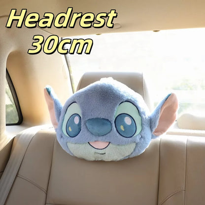 Comfortable Stitch Back Cushion Cuddly Throw Pillow Stuffed Anime Cushion Headrest Car Home Decor Sofa Bed Birthday Gifts