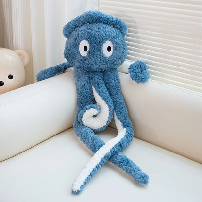 80-90cm Large Ocean Animal Octopus Plush Pillow Huggable Plushies Squid Soft Toy Sofa Bed Pillow Cushion Birthday Gift