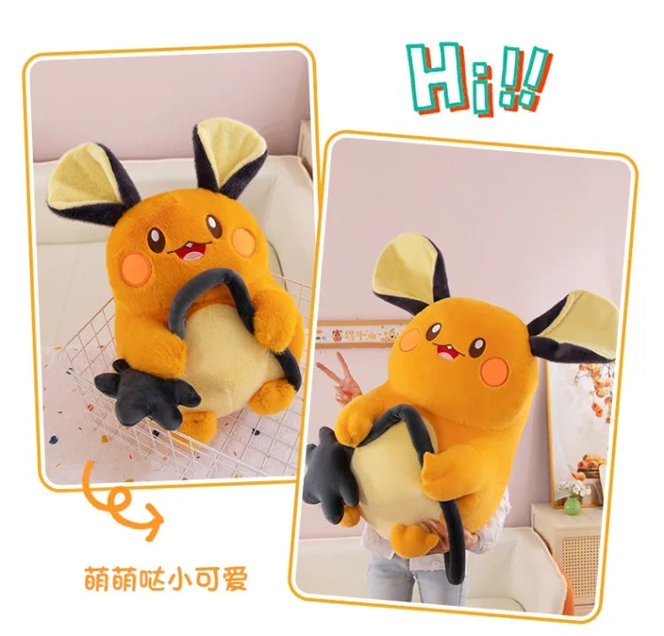 70CM Big Size Pokemon Plushies Dedenne Cartoon Anime Peluche Kawaii Ornament Comfortable Soft Doll Children Toy Cushion Gift