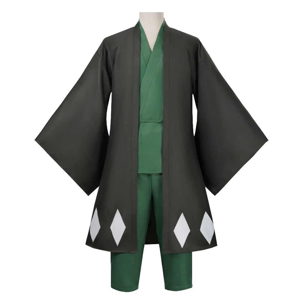 Bleach Urahara Kisuke Cosplay Costume Set Polyester Adult Unisex - Only clothes / S
