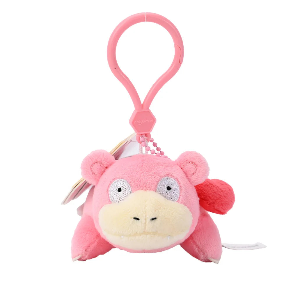 Pokemon Pikachu Mew Squirtle Charmander Kawaii Plush Toy Pendant School Bag Backpack Pendant Key Ring Small Doll Birthday Gift