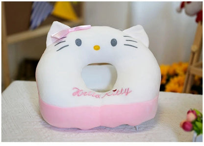 Cute My Melody Kuromi Nap Pillow Lovely Hollow Hand Rests Office Classroom StellaLou Cinnamoroll Pillow Cushion Gifts Washable
