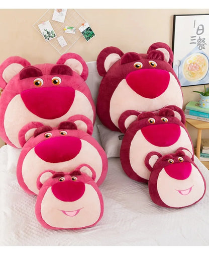 65cm Disney Toy Story 4 Strawberry Bear Cute Girl Heart Bear Backrest Plush Toy Doll Pillow Doll Cushion with Strawberry Flavor
