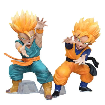 15cm Dragon Ball Figure Son Gohan Trunks Action Figures Anime Collection PVC Statue Model Ornaments Collection Doll Toys Gifts