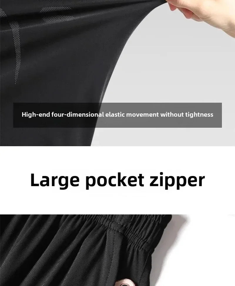 Men’s Sports Suits Fitness Clothes Tight-Fitting Quick-Drying Running Cycling Training Apparel for Autumn Night Workouts
