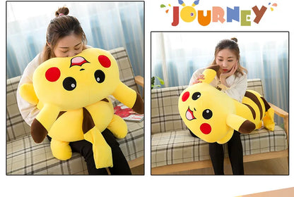 50/70/85cm Big Size Pokemon Pikachu Anime Plush Stuffed Doll Room Decoration Plushies Pillow Peluche Ornaments Children's Gifts