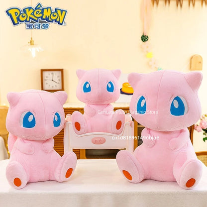 45/55cm Big Size Pokemon Mew Cartoon Anime Plush Stuffed Doll Room Decoration Plushies Pillow Peluche Ornaments Children's Gifts