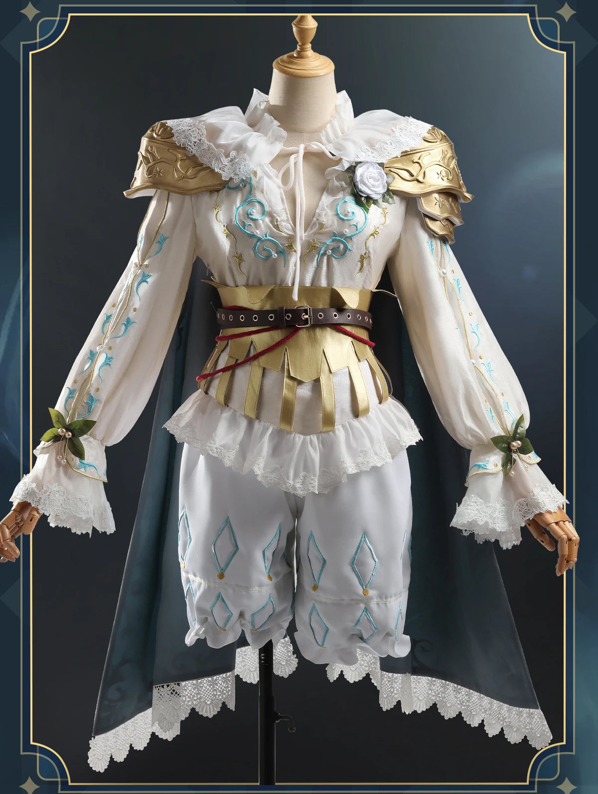 UWOWO Collab Series: Game Identity V Grave Keeper Half-Elf Knight Cosplay Costume