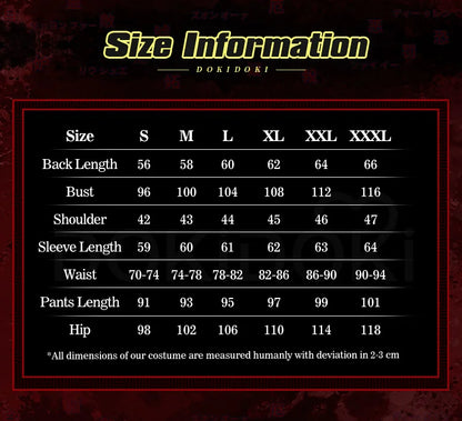 IN STOCK Fushiguro Megumii Cosplay Costume Anime Cosplay【S-3XL】DokiDoki-SR Men Uniform Black Suit Fushiguro Megumii Plus Size