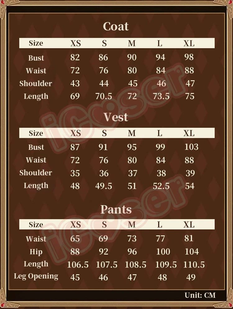 Identity V Prospector Cosplay Costume Norton Campbell Uniform Hat Gambler in The Spotlight Halloween for Women Men Carnival Prop