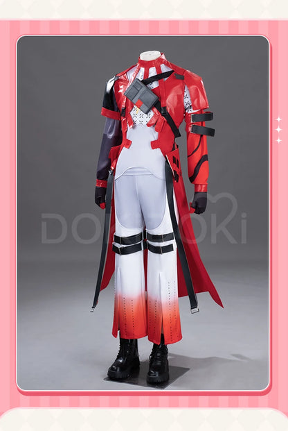 Scar Cosplay Costume Game Wuthering Waves Cosplay【S-2XL】DokiDoki-N Men Red Costume Scar Cosplay Plus Size