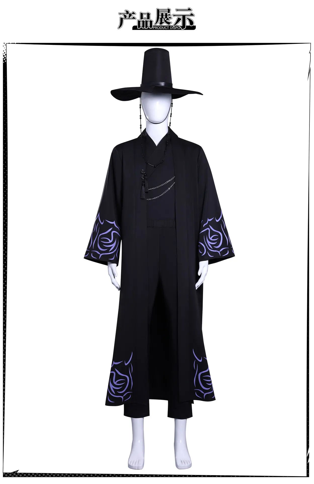 KPop Demon Hunters Saja Boys Cosplay Costume Jinu Saja Cosplay Black Robe Baby Abby Mystery Romance Outfit Halloween Women Men