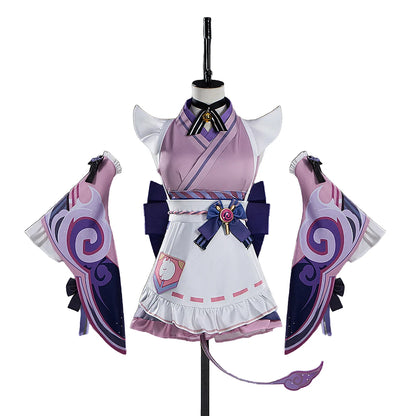 IN STOCK Yumemizuki Mizuki Cosplay Costume Game Genshin Impact【XS-3XL】DokiDoki-N Women Cute Dress Plus Size