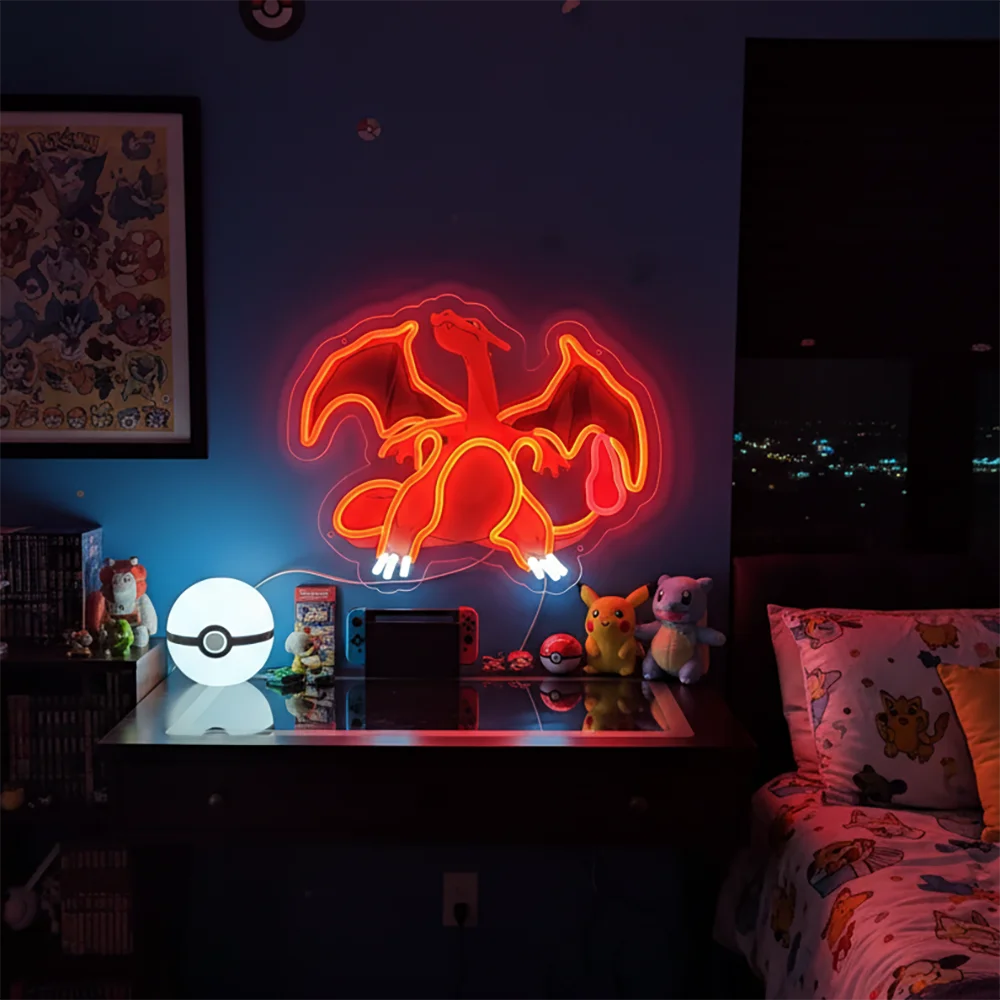 Custom Anime One Piece Acrylic Neon LED Light Luffy Artwork for Home Festival Decor Party Bar Hotel Salon Business Shop,Etc.