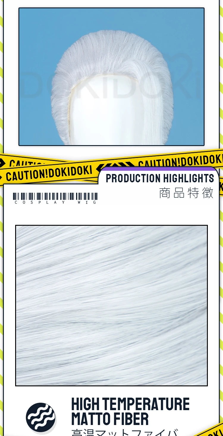 IN STOCK Asakura Shin Sakamotoo Taro Yoichi Nagumo Kei Uzuki Wig Anime Cosplay DokiDoki Men 35cm Short Hair Free Wig Cap