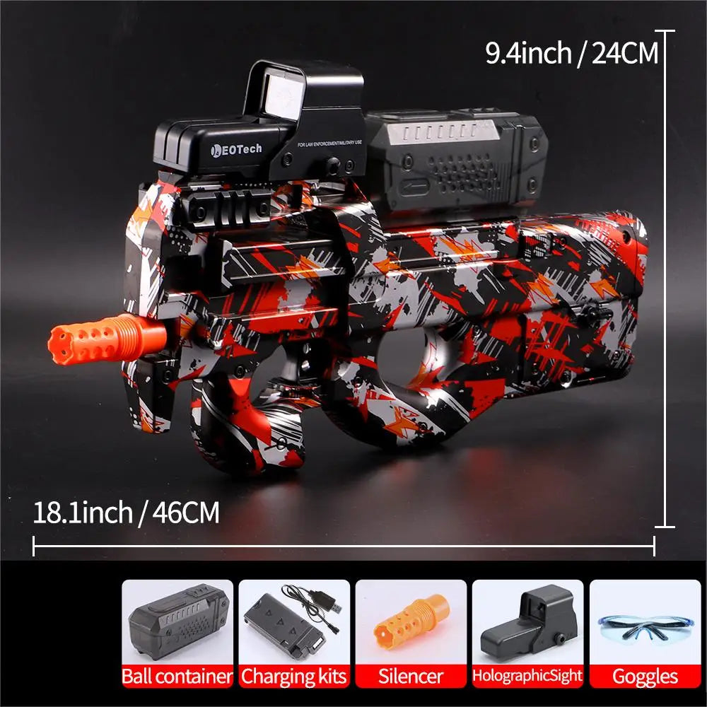 Yuizukeot P90 Electric Gel Gun Plastic Toy Rifle
