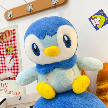 30/80cm Piplup Pokemon Large Plush Toys Anime Doll Cute Giant Pokémon Penguin Cartoon Stuffed Plushie Pillow Gift for Kid Xmas