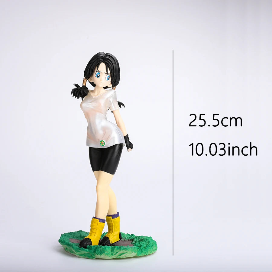 25cm Dragon Ball Z Videl Statue Figure Anime Gohan's Wife Videl Figure PVC Action Figures Collection Model Toy Gifts