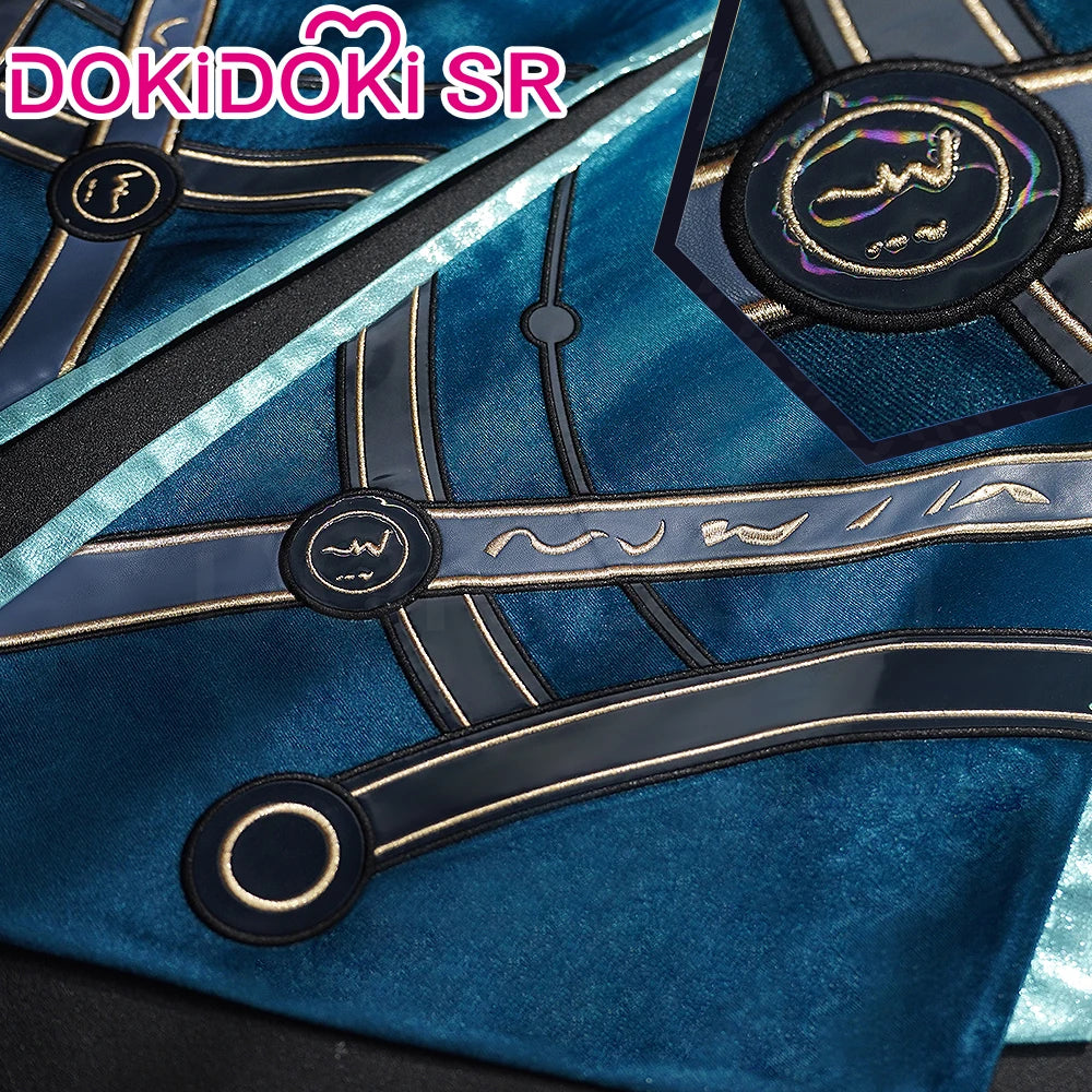 【Ready for Ship】 Anaxa Cosplay Costume Game Honkai: Star Rail DokiDoki-SR HSR Men Costume Anaxa Cosplay Wig Metal Accessory