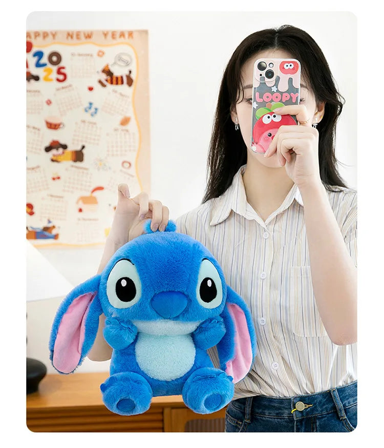 30/40/60cm Big Size Stitch Disney Anime Plush Stuffed Doll Kawaii Room Decoration Plushies Pillow Ornaments Holiday Gifts