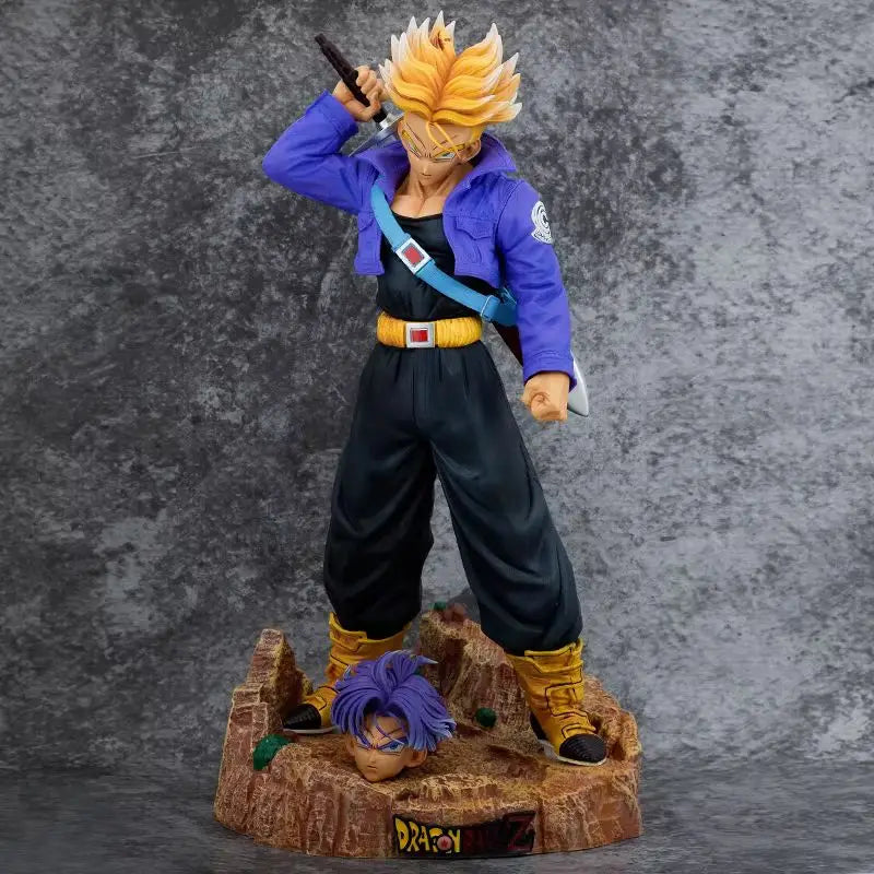 2025 48cm Dragon Ball Z Anime Figurine Trunks Figure Super Saiyan Trunks Pvc Model Statue Doll Collection Decoration Toys Gifts