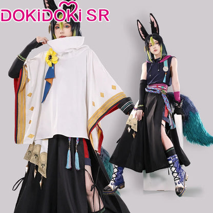 IN STOCK Tighnari Doujin Cosplay Costume Game Genshin Impact DokiDoki-SR Tighnari Cosplay Halloween Casual Wear Tighnari Sumeru