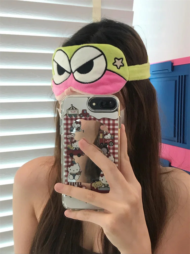 Crayon Shin Chan Eye Mask Plush Sleeping Eye Patch Cute Buriburizaemon Shiro Shading Sleep Eyepatch Girl Kids Eyeshade