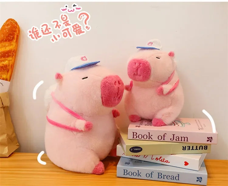 55cm Big Size Capybara Cartoon Anime Plush Stuffed Doll Room Plushies Pillow Kawaii Peluche Ornaments Children's Holiday Gifts