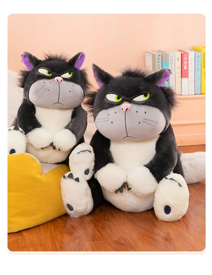 Disney Lucifer Plush Cartoon Cute Ugly Cat Doll Sitting In Tokyo Disney Plush Doll Cinderella Colleagues Spoof Doll Kids Gifts