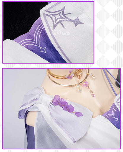 PRE SALE UWOWO Robin Cosplay Game Honkai Star Rail Fanart Robin Wisteria Gown Cosplay Costume Halloween Costume