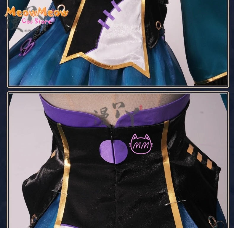Project Sekai Zombie Cosplay Costume Adult Woman Polyester