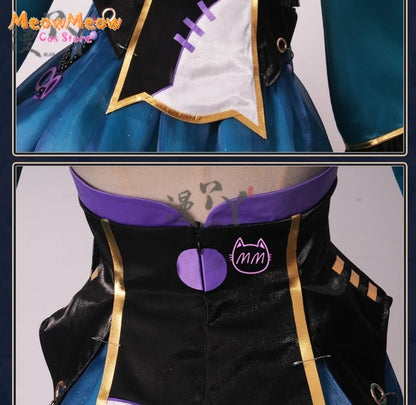 Project Sekai Zombie Cosplay Costume Adult Woman Polyester