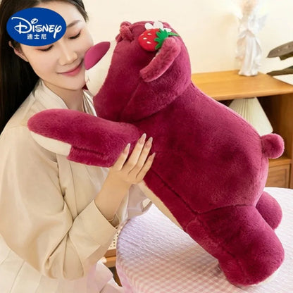 50/60/80CM Big Size Disney Lotso Kawaii Anime Plush Stuffed Doll Cartoon Room Decoration Plush Pillow Children's Holiday Gifts